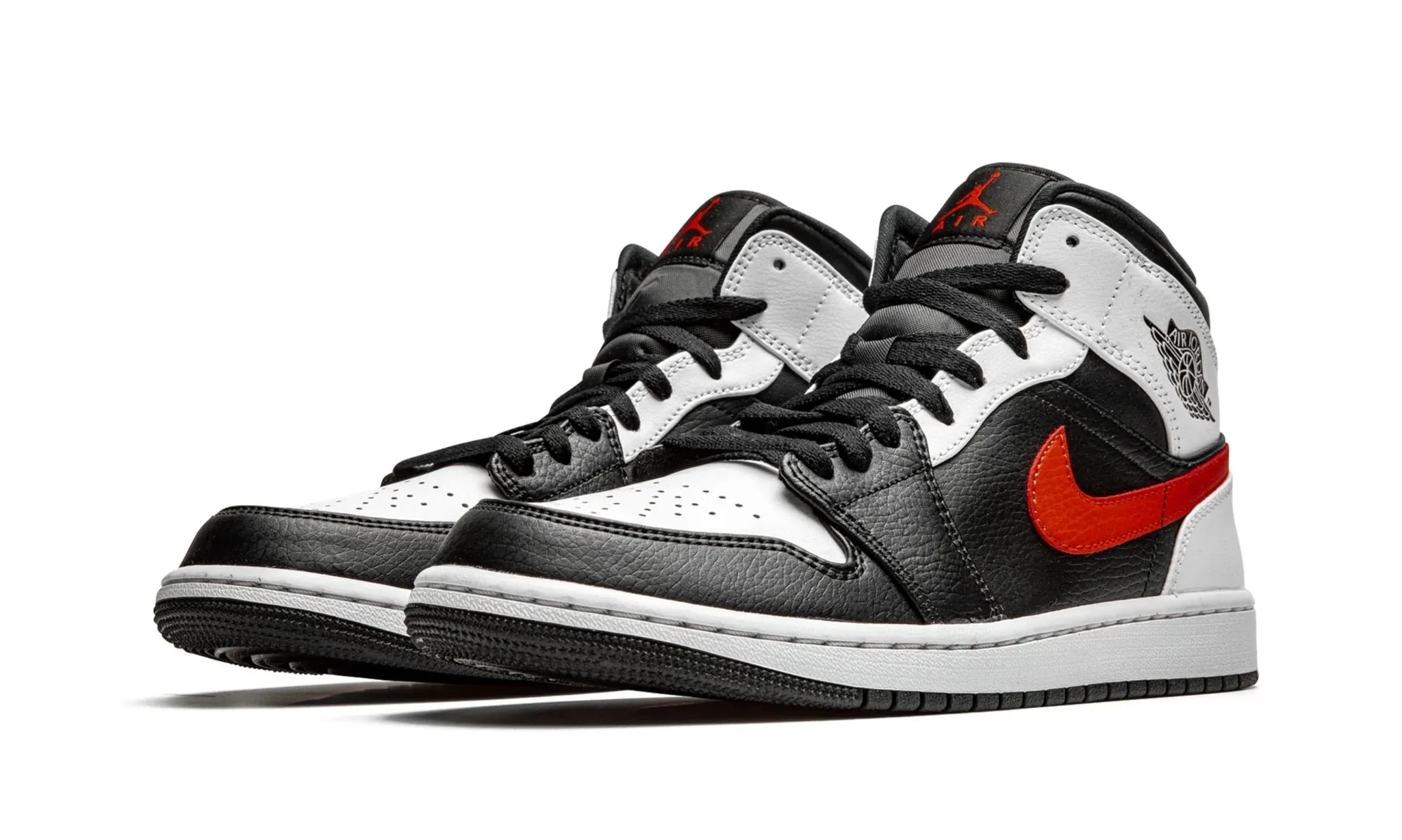 Marathon Pace Air Jordan 1 Mid Black Chile Red White