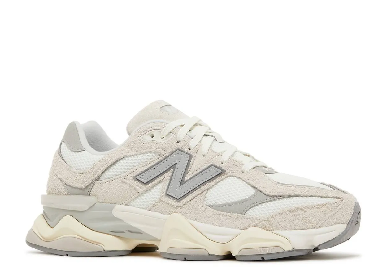 New Balance 9060 Moonbeam Sea Salt Zip Up Closure Knit Upper