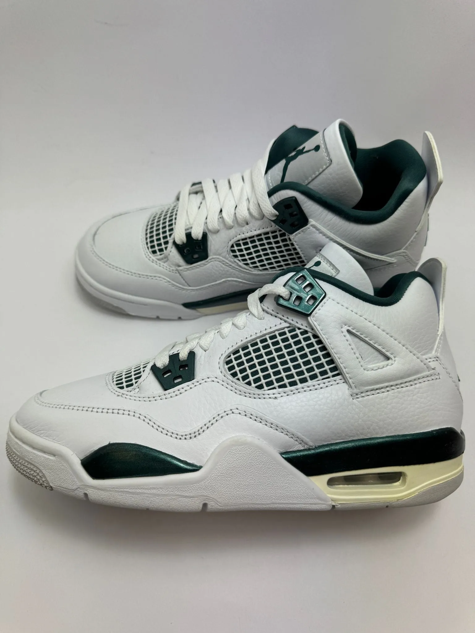 Jordan 4 Retro "Oxidized Green" buckle