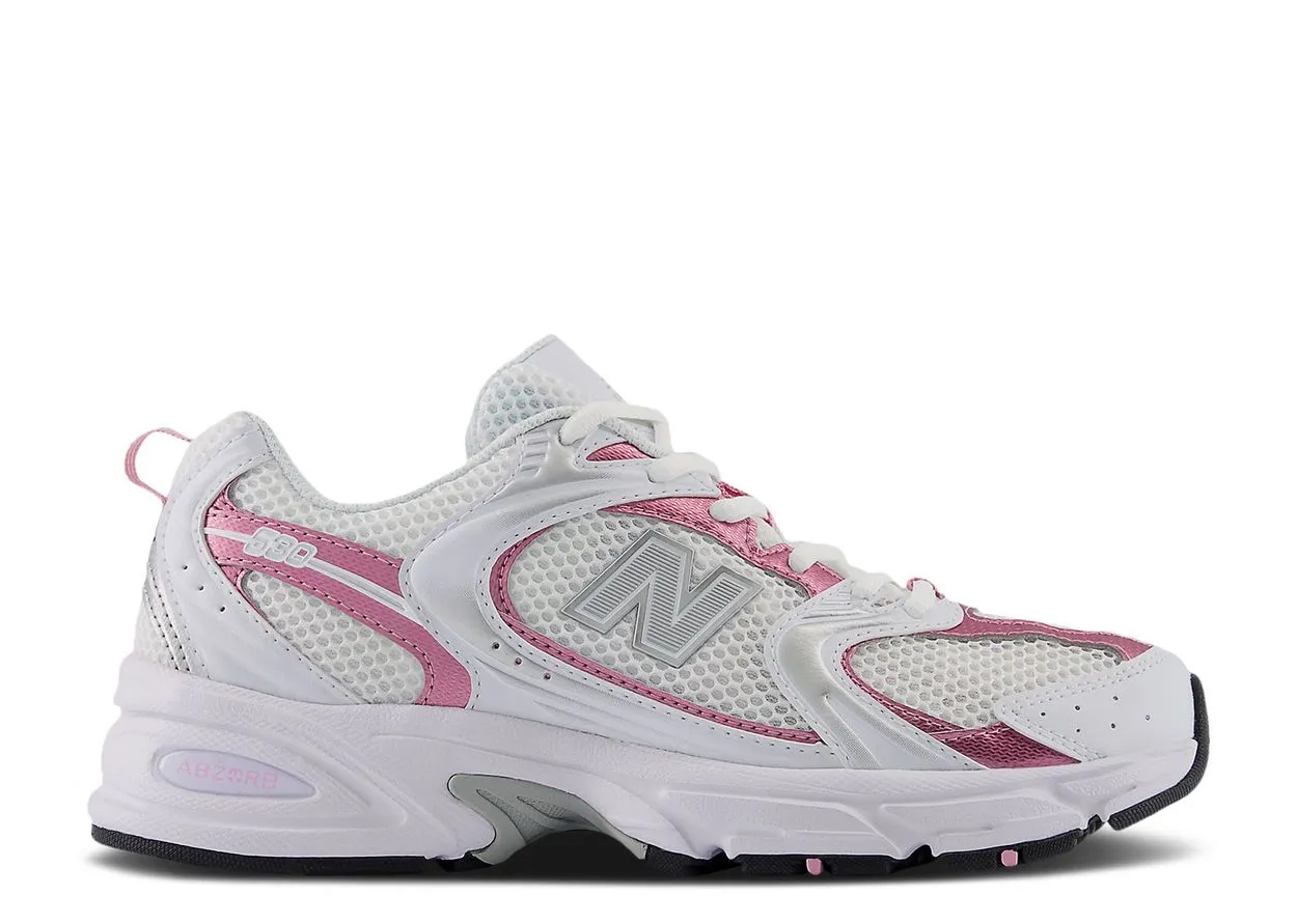 New Balance 530 White Pink Sugar Flexible   outsole Padded Comfort