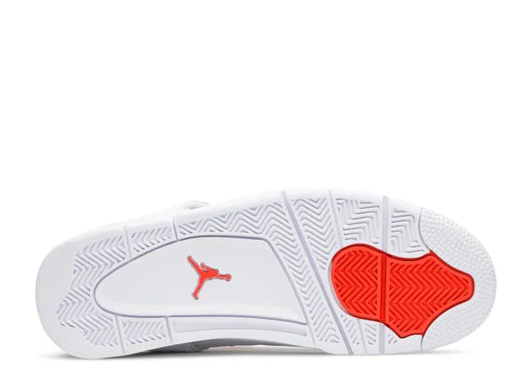Track Hike Casual Day Air Jordan 4 Retro Metallic Orange