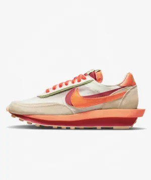 Nike LDWaffle x sacai x CLOT 'Orange Blaze' Slim Build Bright Hike