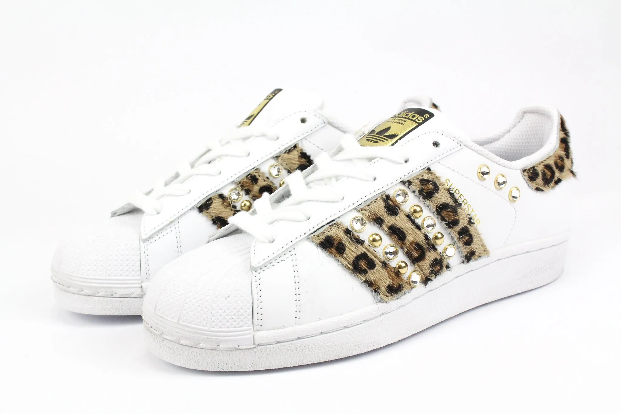 Casual Vibe Adidas Superstar Maculate Borchie & Strass