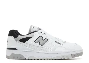New Balance 550 White Concrete Black Field Step School Jog