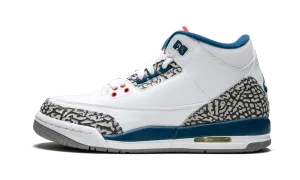 hook and loop closure Air Jordan 3 Retro OG GS "True Blue"