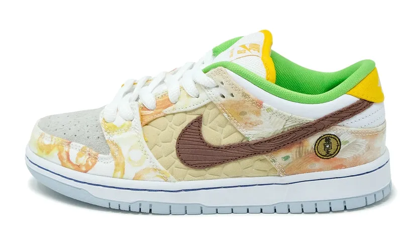 Walk With Ease Nike Dunk Low Pro SB x Jason Deng Street Hawker 2021 (CV1628-800) Men Size 6-13