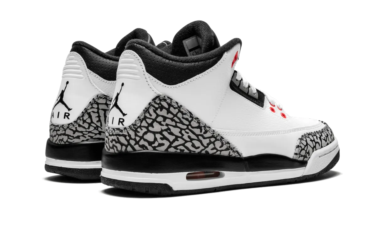 Air Jordan 3 Retro GS "Infrared 23" Cushioned Comfort