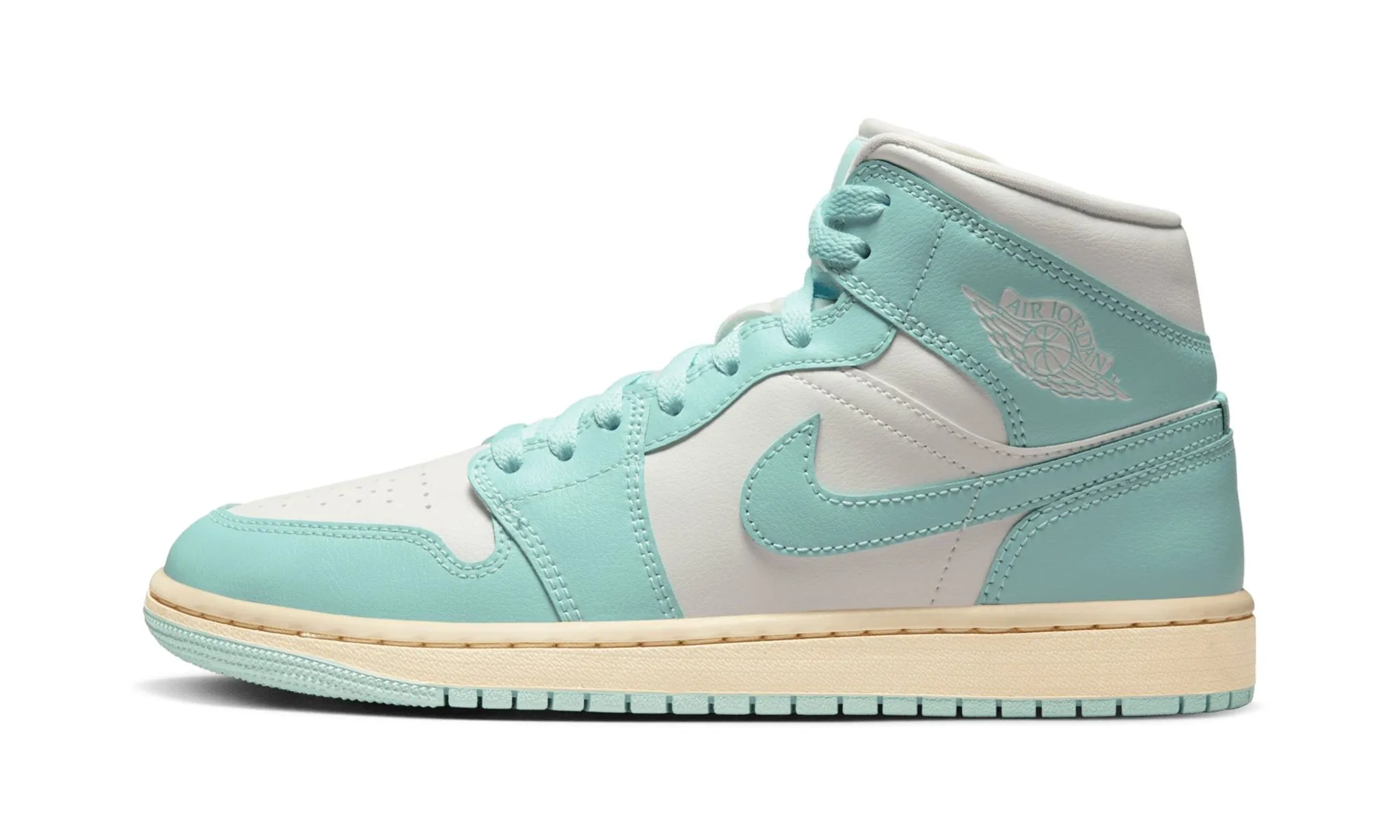 Wmns Air Jordan 1 Mid 'Light Dew' Heavy Pace