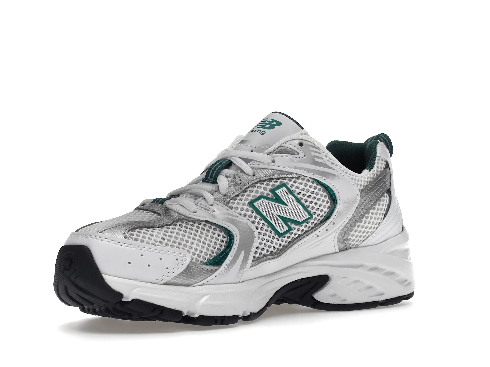 Freeze Grip Ventilated New Balance 530 White Silver Green