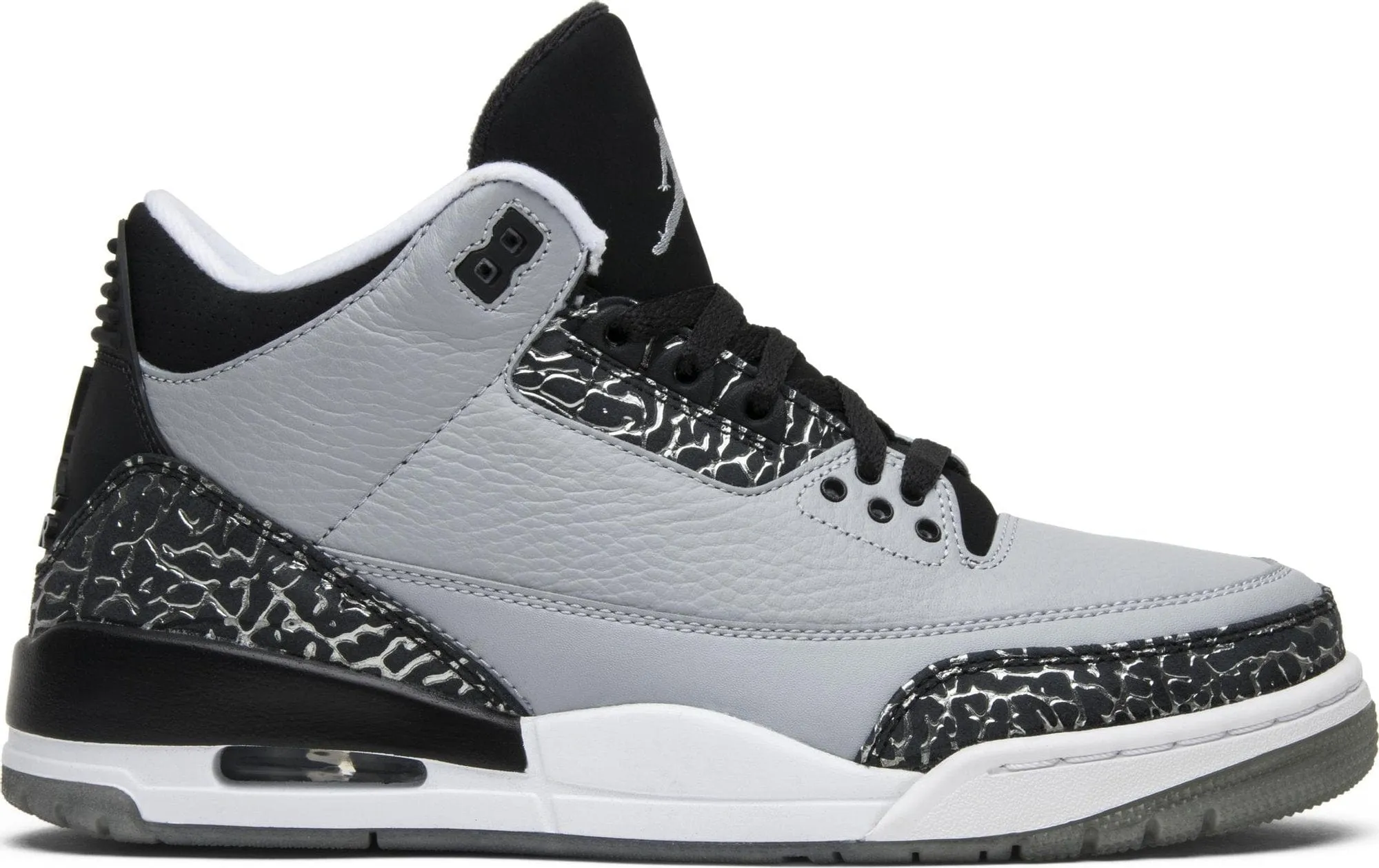 Air Jordan 3 Retro 'Wolf Grey' Follow Hike Lace Up Style