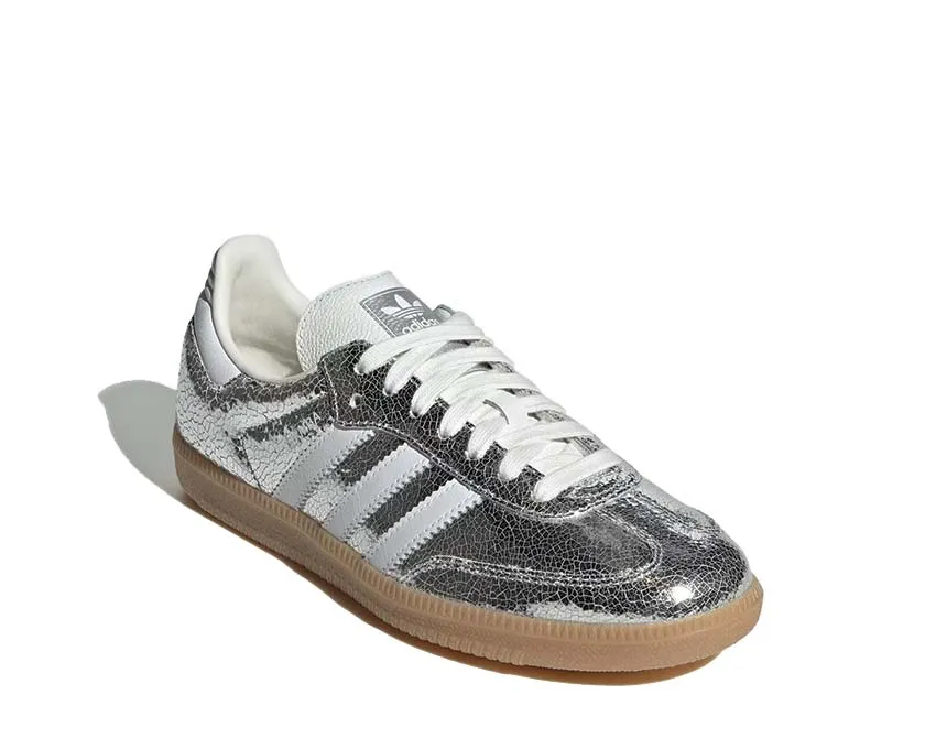 Festival Ready Open Fit Adidas Samba OG W "Silver Metallic"