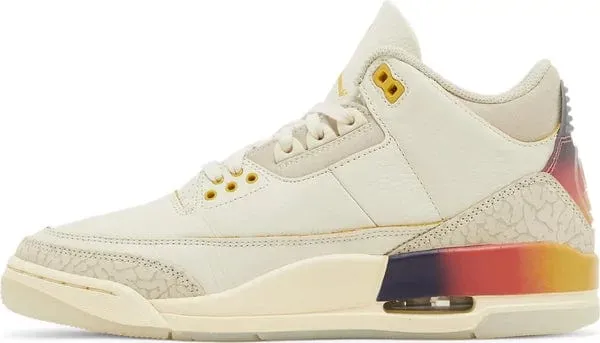 Adjustable Straps Flat Outsole Jordan 3 Retro SP J Balvin Medell??n Sunset