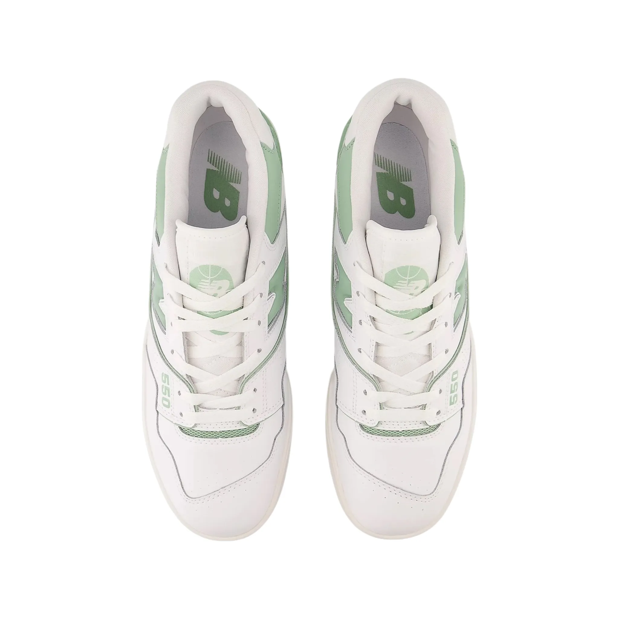 Old School Camera Look New Balance 550 ??White Mint Green??