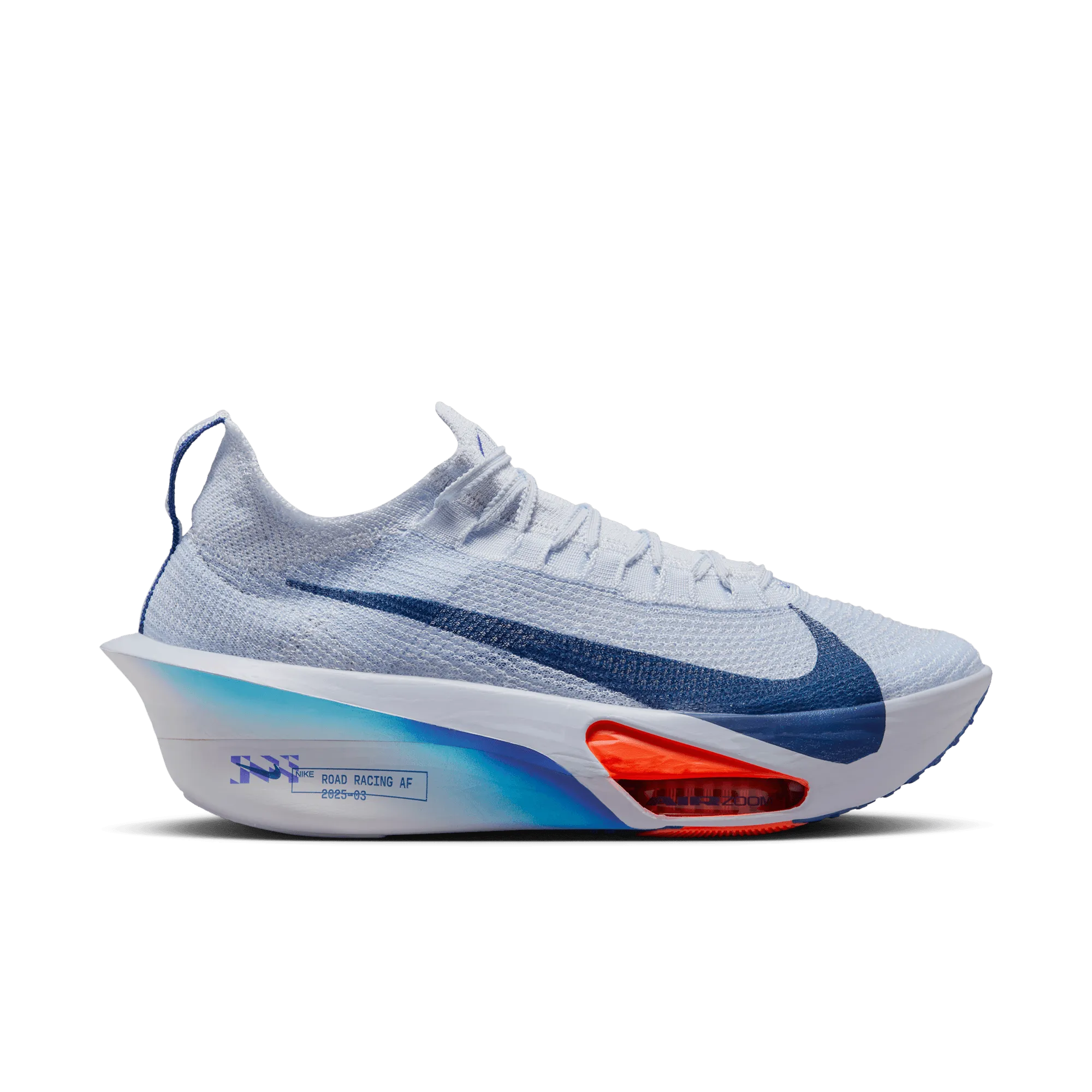 Medium Pace perforated upper running shoes ALPHAFLY 3 - D - 001 FOOTBALL GREY