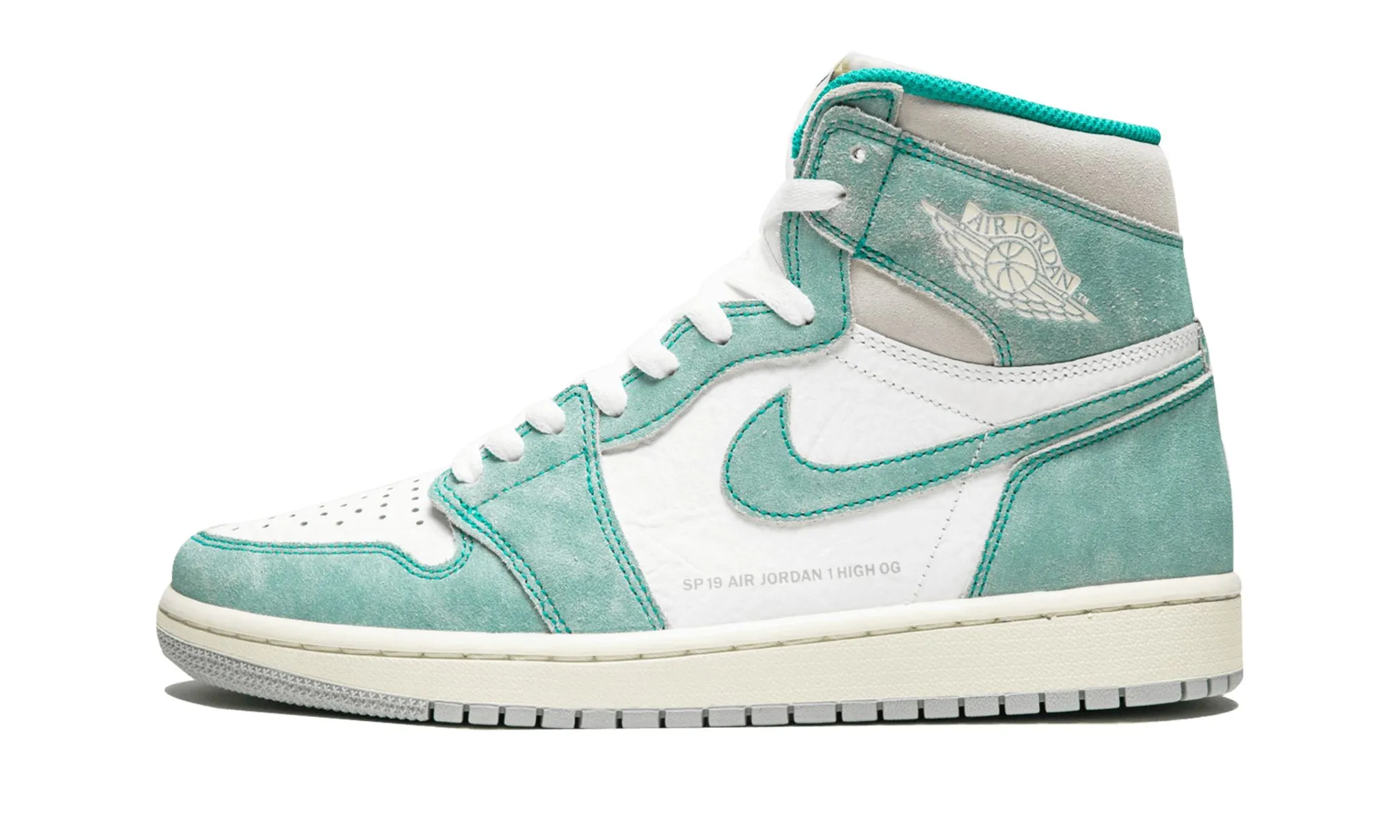 Air Jordan 1 Retro High OG Turbo Green Flexible   strap Light Stride
