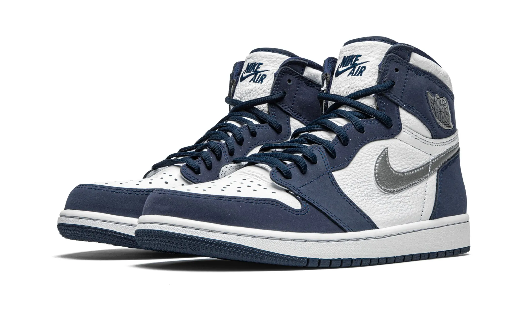 Air Jordan 1 Retro High Co.Jp Midnight Navy Comfortable Padding Creek Run