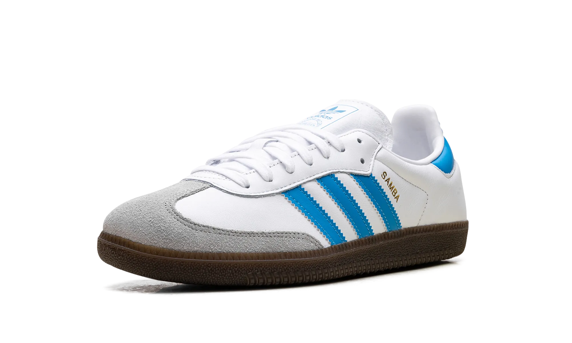 Samba OG "White Shock Cyan" Light Touch