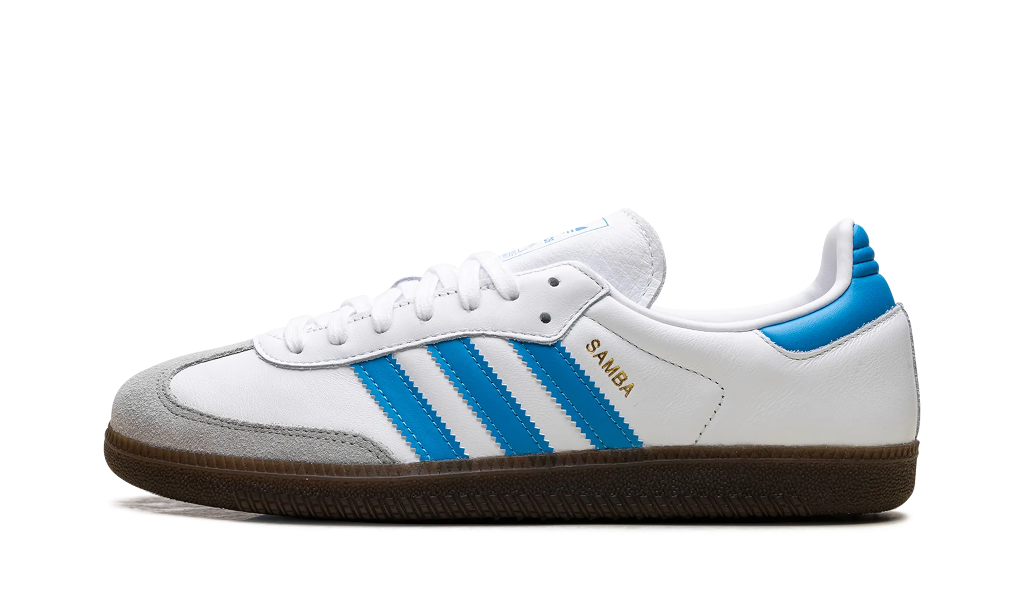 Throw Hike Samba OG "White Shock Cyan"