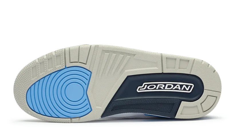 Elastic Sides Nike Air Jordan 3 Retro "UNC"CT8532-104