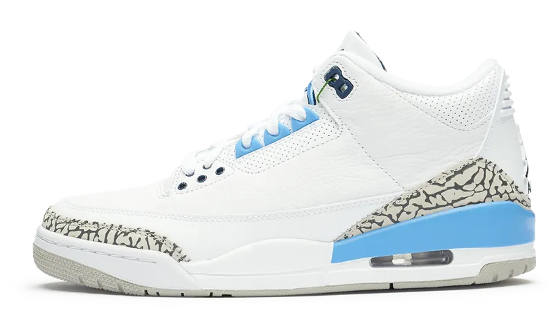 Nike Air Jordan 3 Retro "UNC"CT8532-104 No Pressure Fit
