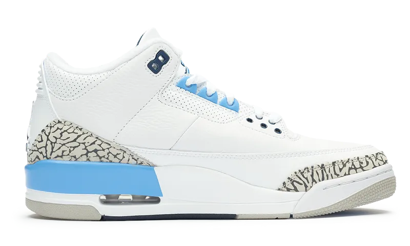 Nike Air Jordan 3 Retro "UNC"CT8532-104 City Tour