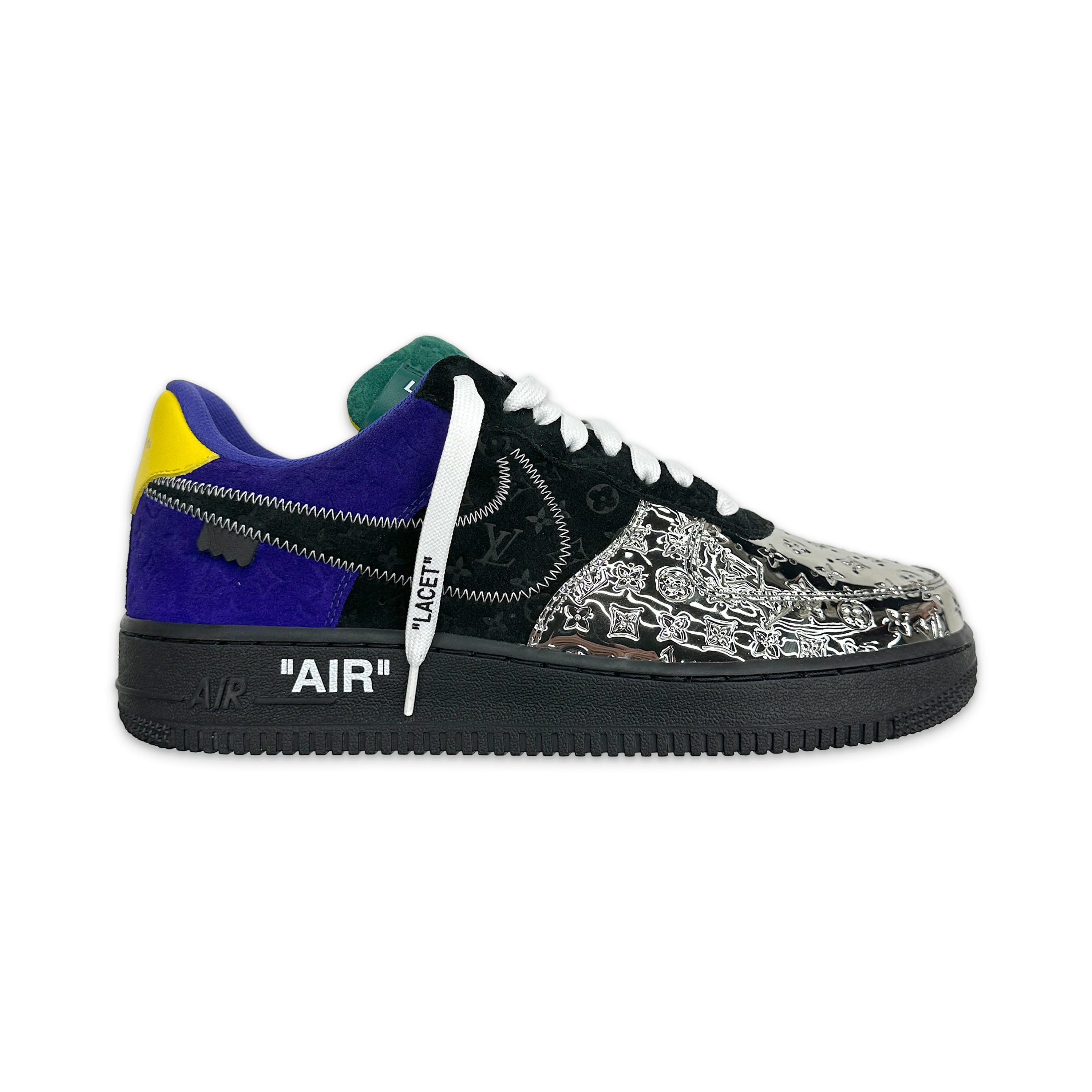 Air Force 1 Low "Black Metallic Silver" Wear Everyday