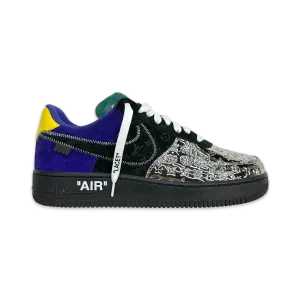 Air Force 1 Low "Black Metallic Silver" Natural Form Picnic Mood