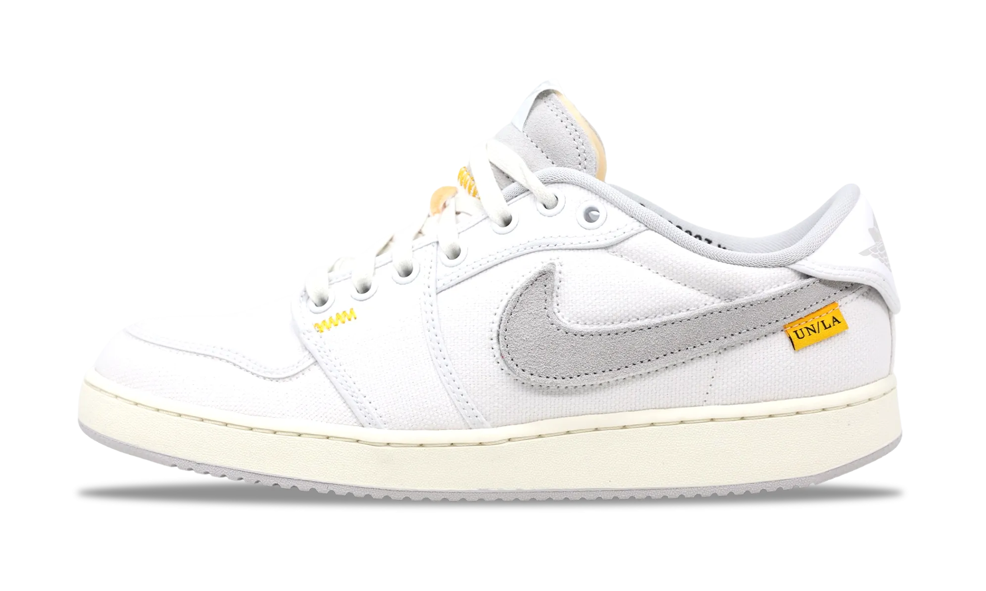 City Mood CanvasMaterial Nike Air Jordan 1 Retro AJKO Low SP Union White Canvas  DO8912-101