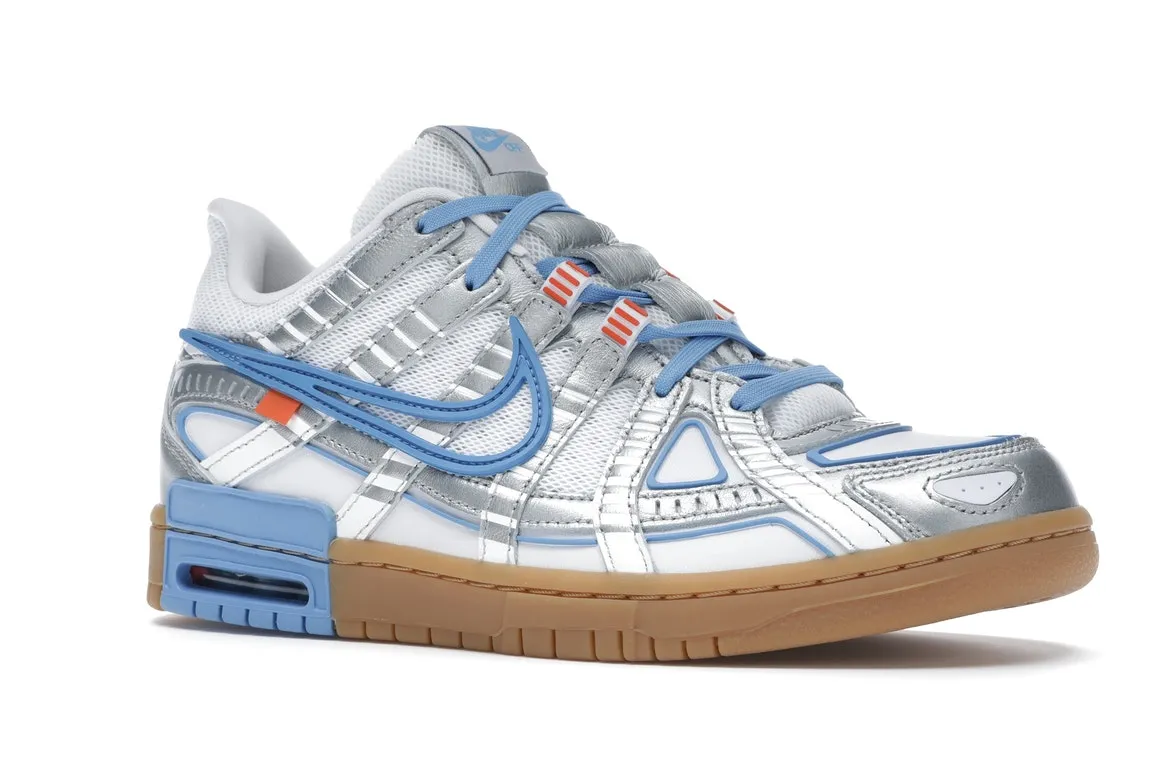 Flexible Movement Star Step Nike Air Rubber Dunk Off-White UNC