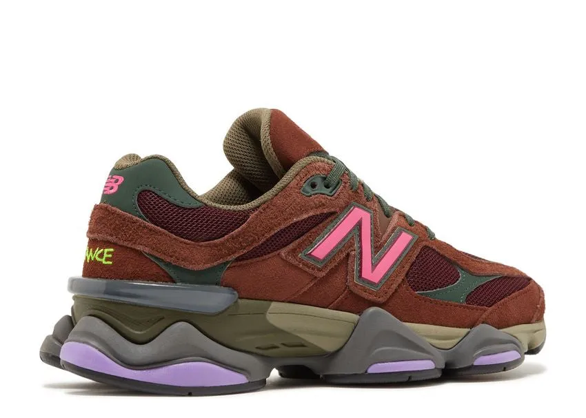 New Balance 9060 Rich Oak Burgundy Petal Path