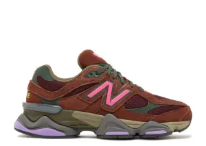 New Balance 9060 Rich Oak Burgundy Comfort sole