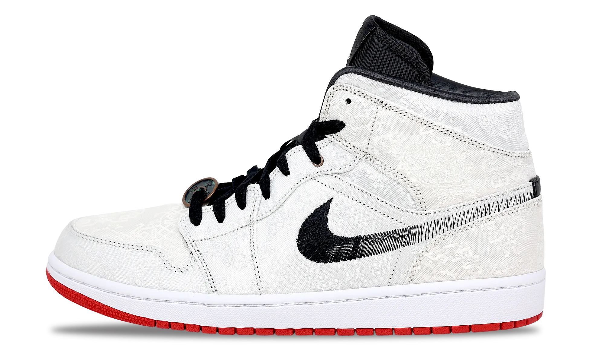 Comfortable Sole Quick Steps Nike Jordan 1 Mid SE x CLOT Fearless 2019 (CU2804-100) Men's Size 8-12