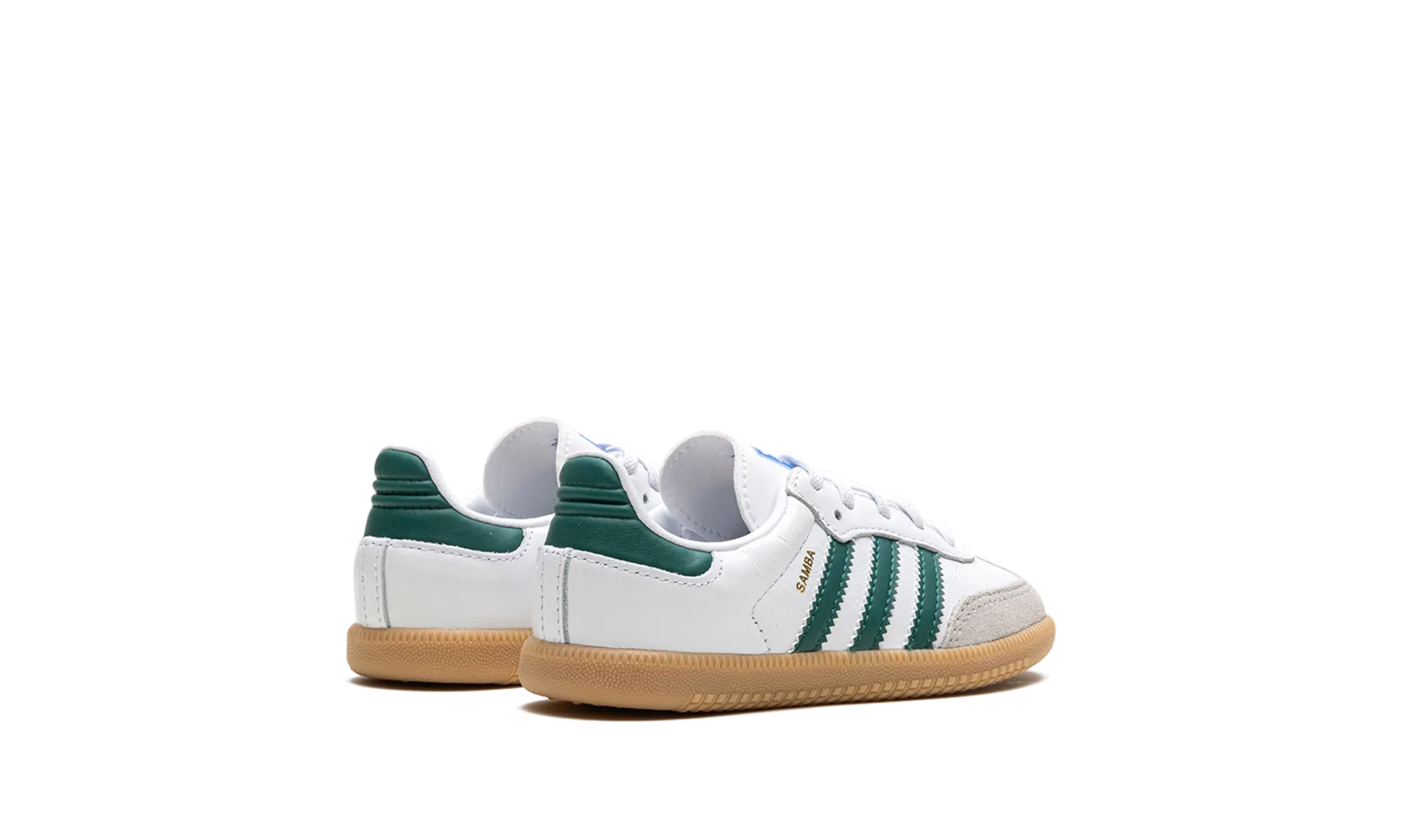 Flexible Comfort Shoes. Athletic Fit Samba Og EL TD "Green Gum"