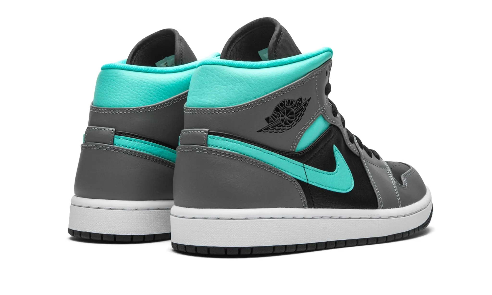 Comfortable to wear Festival Step Air Jordan 1 Mid Grey Aqua