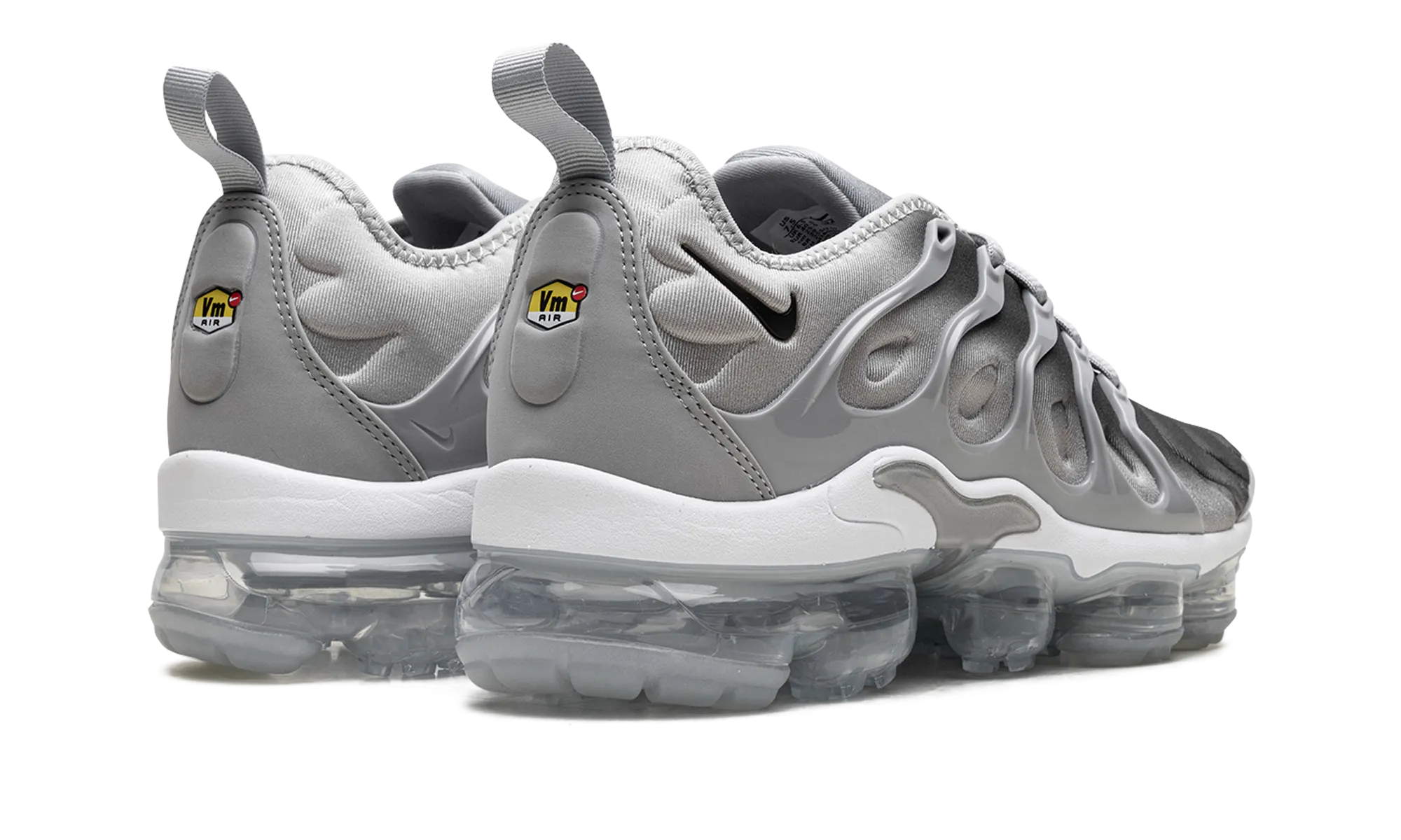 solid - color running wear flexible nylon shoes Air Vapormax Plus "Silver Gradient"