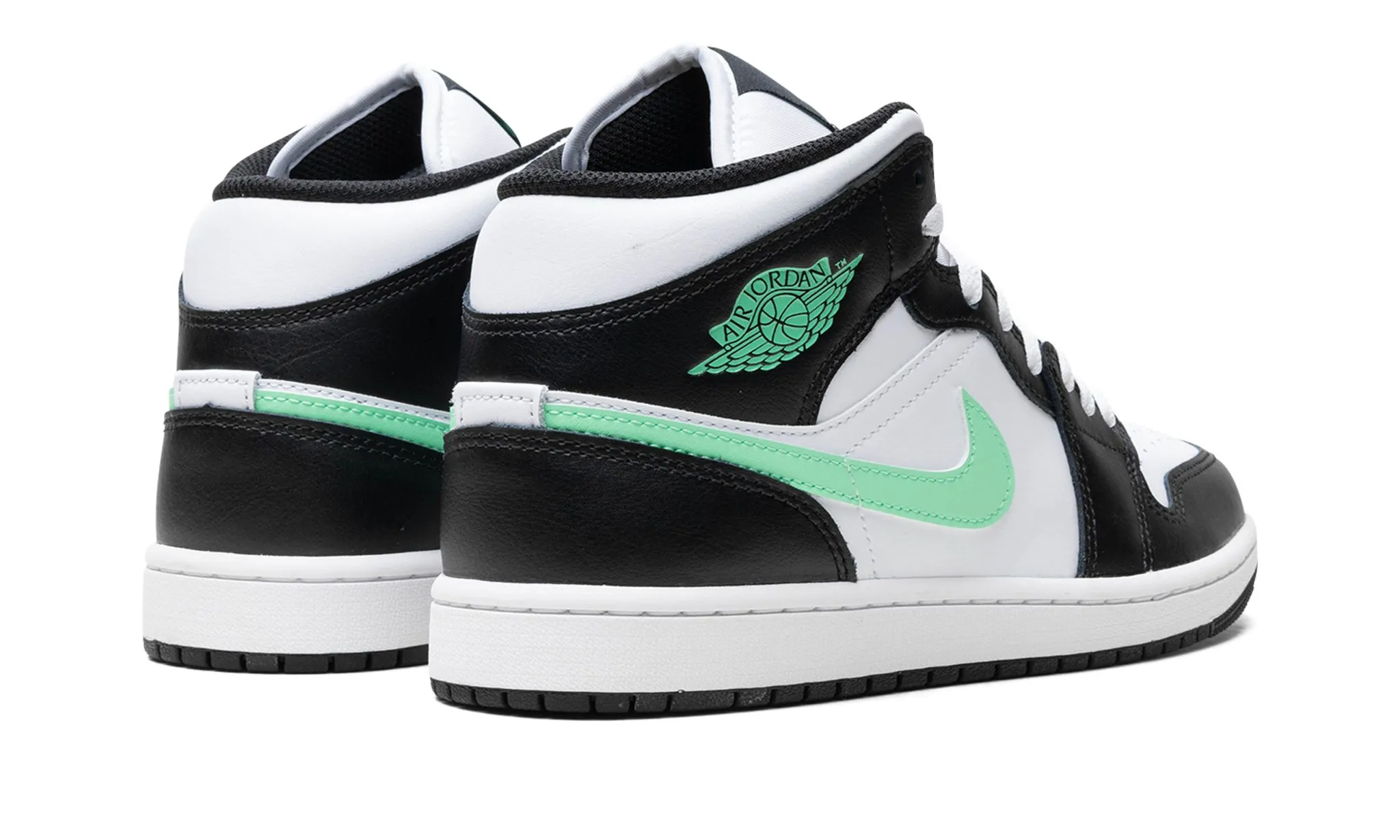 Comfort sole Air Jordan 1 Mid 'Green Glow'