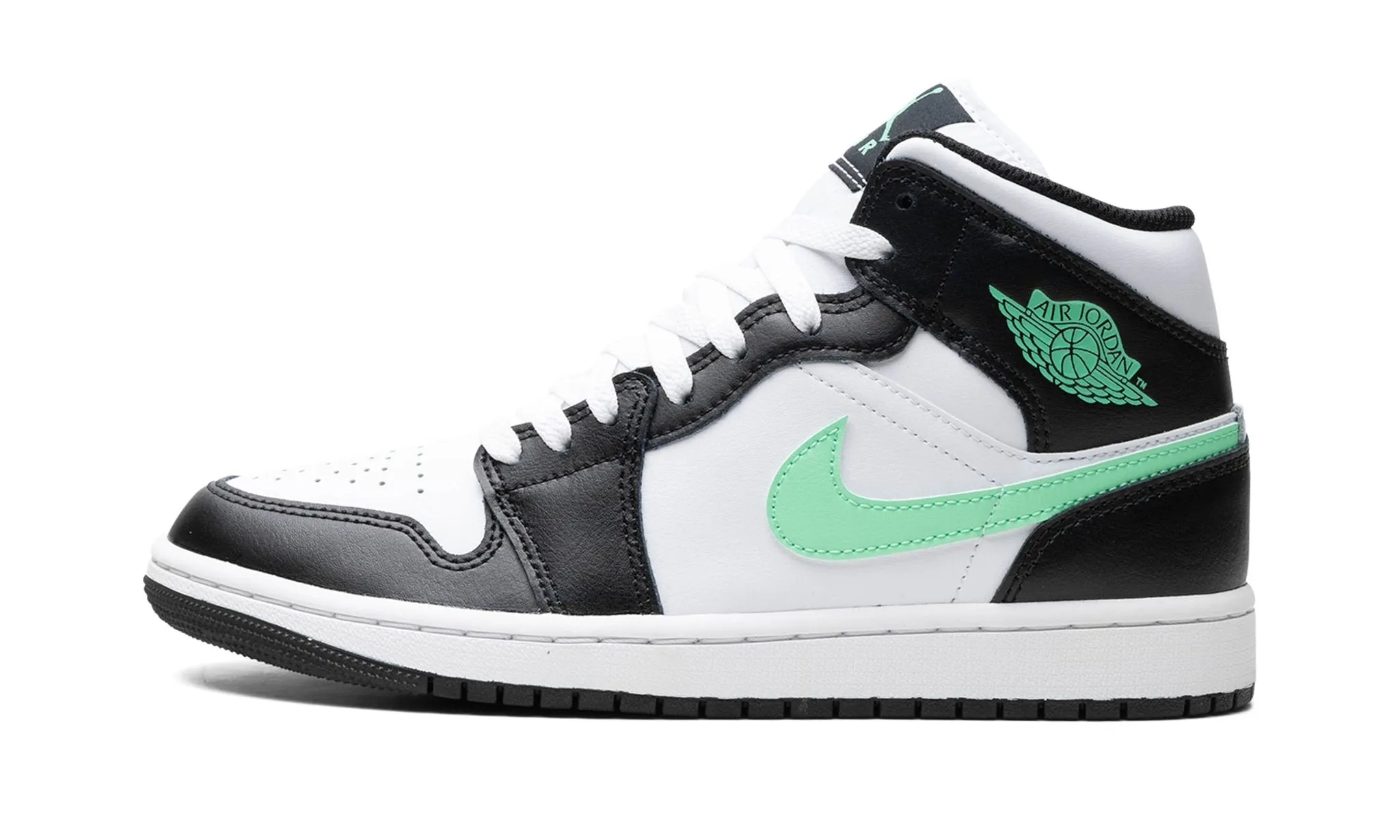 Senior Wear City Moments Air Jordan 1 Mid 'Green Glow'