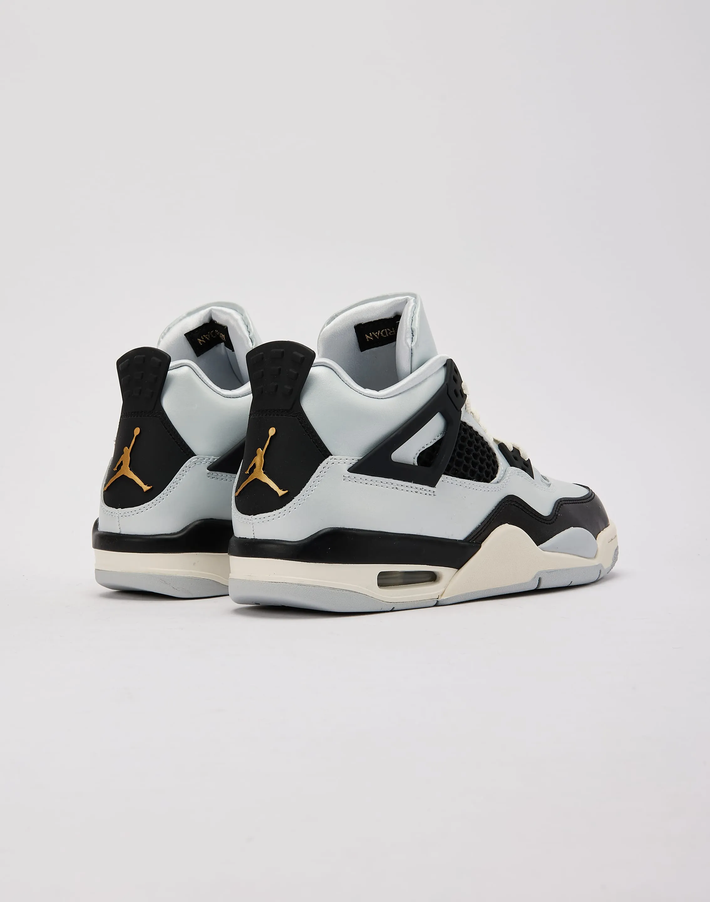 Wet Grip Jordan Air Jordan 4 Retro 'Pure Platinum' Grade-School
