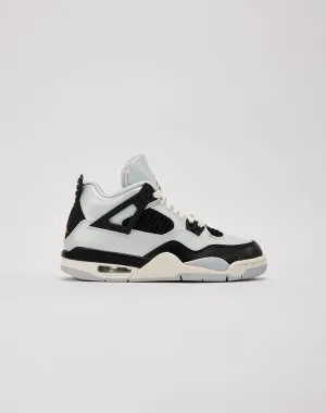 Power Flow Fit Jordan Air Jordan 4 Retro 'Pure Platinum' Grade-School