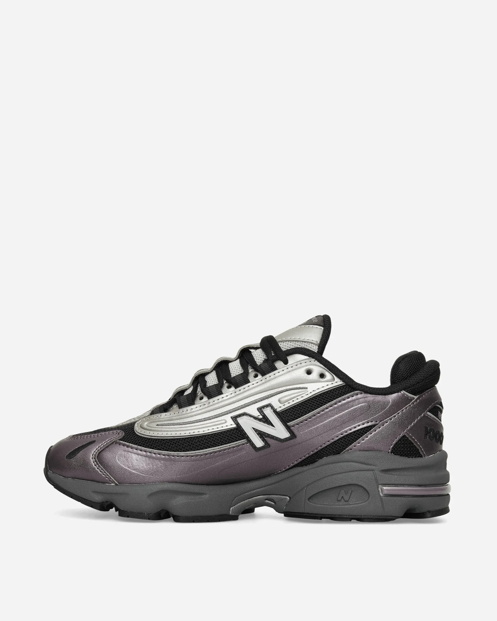1000 Sneakers Dark Ice Wine / Silver Metallic Soft Move Zip Up