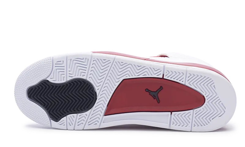 Core Design Breathe Comfort Nike Jordan 4 Retro Alternate 89 White Gym Red GS (408452-106) Youth Size 6Y-7Y
