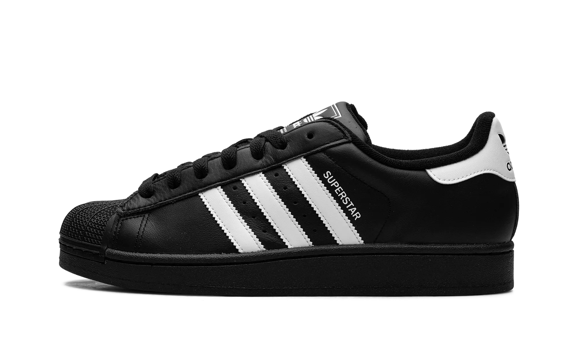 Superstar 2 "Core Black Cloud White" Simple Lines
