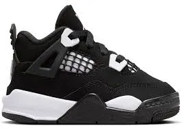 Jordan 4 Retro White Thunder (TD) Home Leisure Indoor Ready