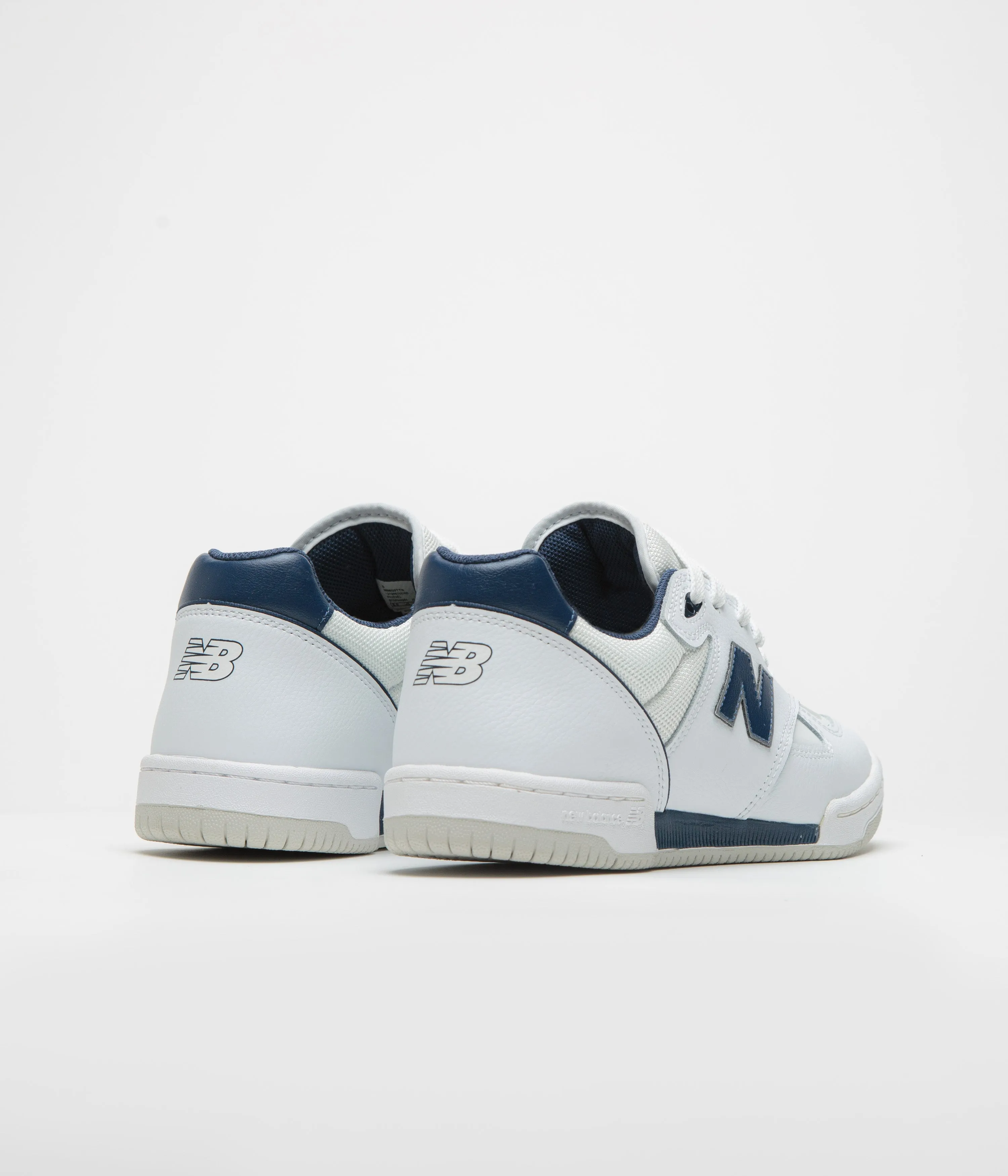 Versatile New Balance Numeric 600 Tom Knox Shoes - White / Navy Italian Glam Matte Edge