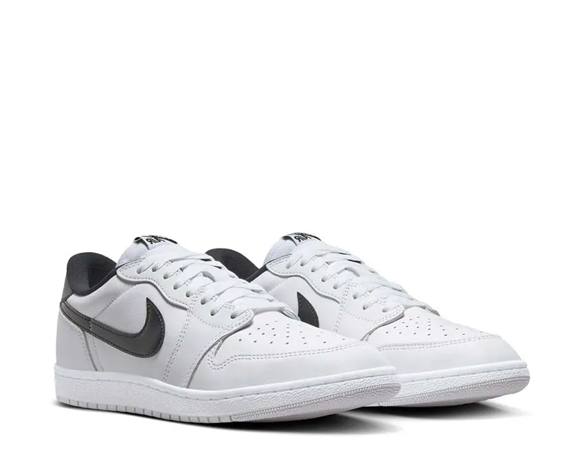 Leather Air Jordan 1 Low ??85 ?Metallic Black?