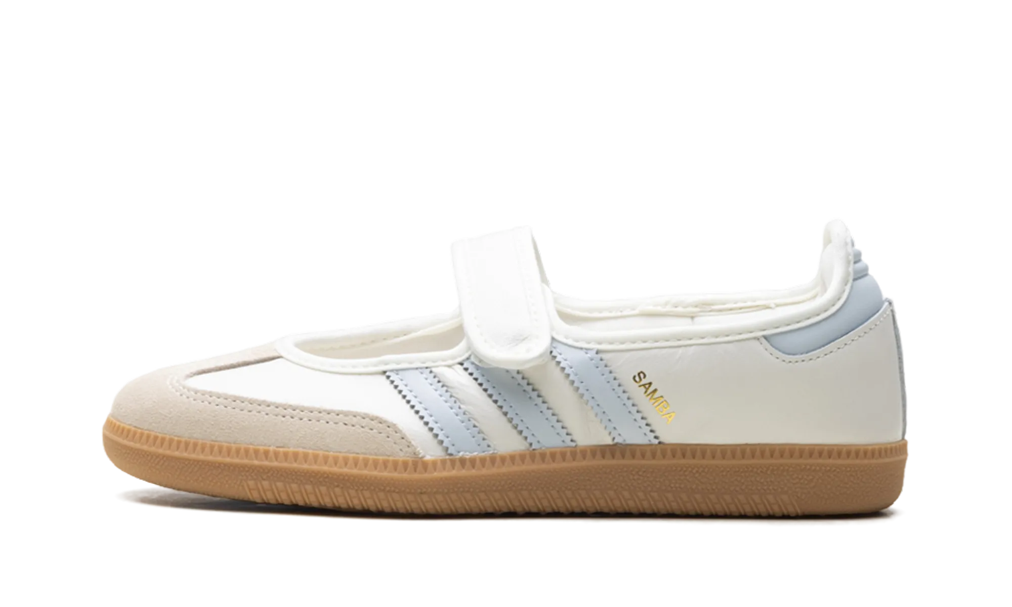 Samba Jane WMNS "White Blue Gum" Street Wear Follow Step
