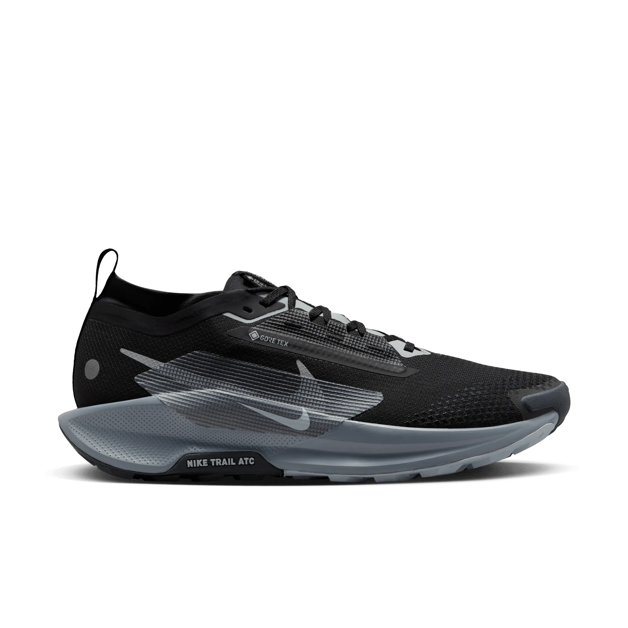 MEN'S PEGASUS TRAIL 5 GORE-TEX - D - BLACK/WOLF GREY heavy - duty running shoes