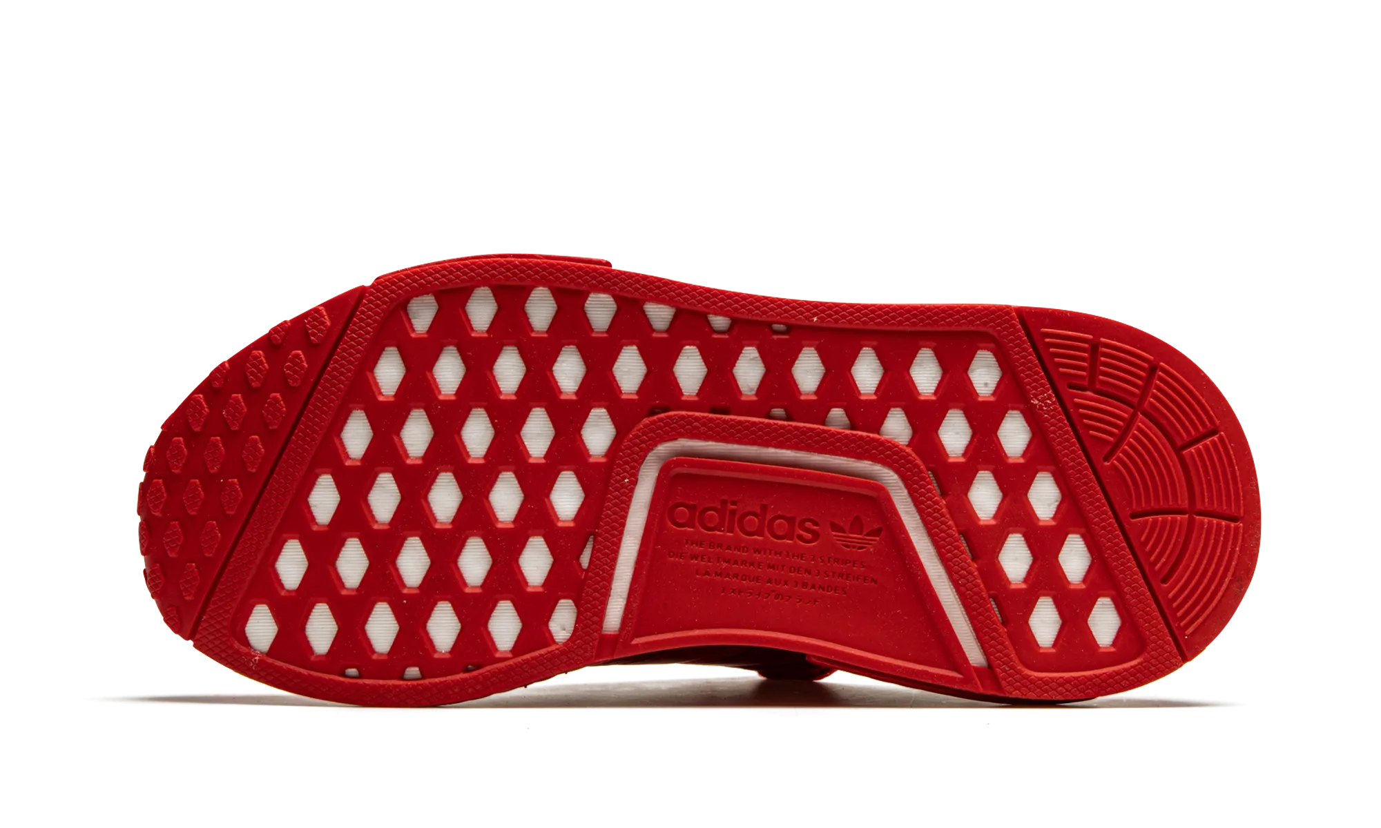 Flexible Movement Unisex style NMD R1 GS "Triple Scarlet"