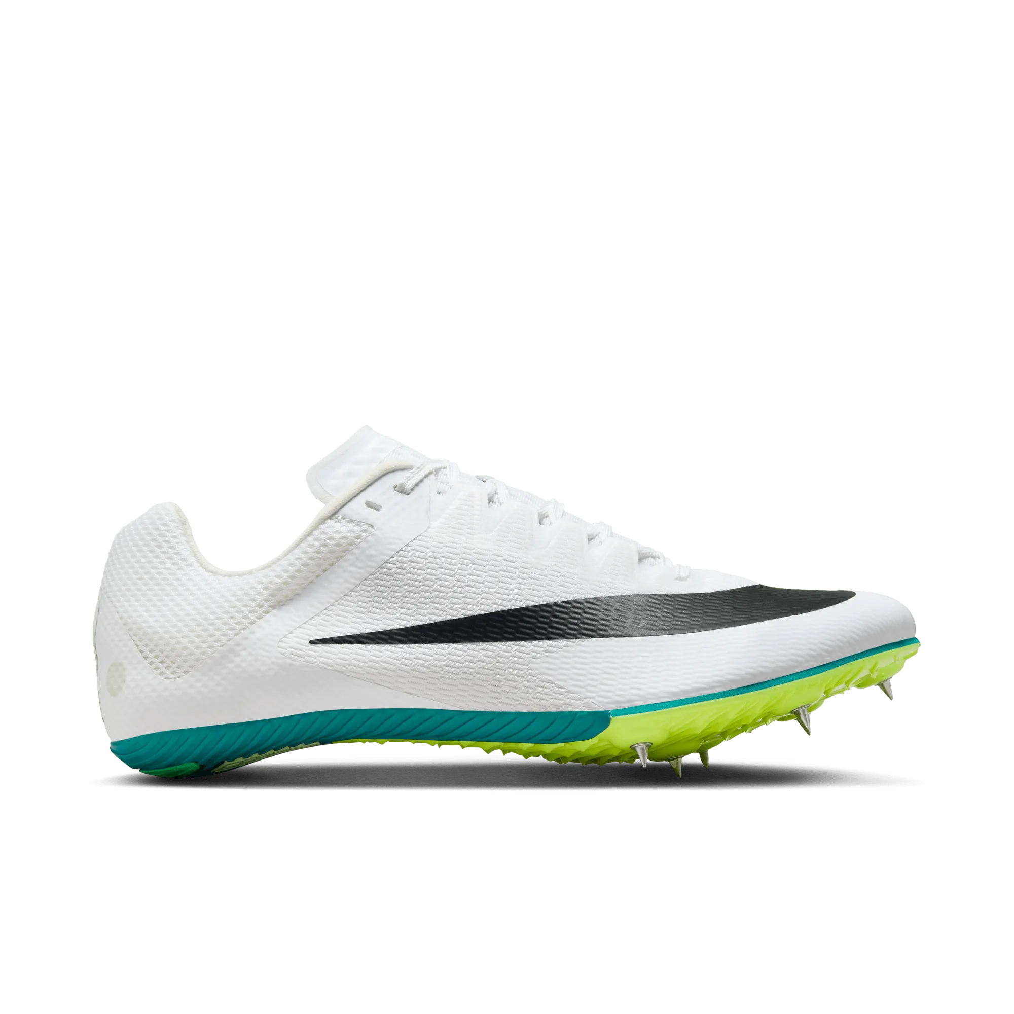 ZOOM RIVAL SPRINT - 102 WHITE/BLACK running in the snow