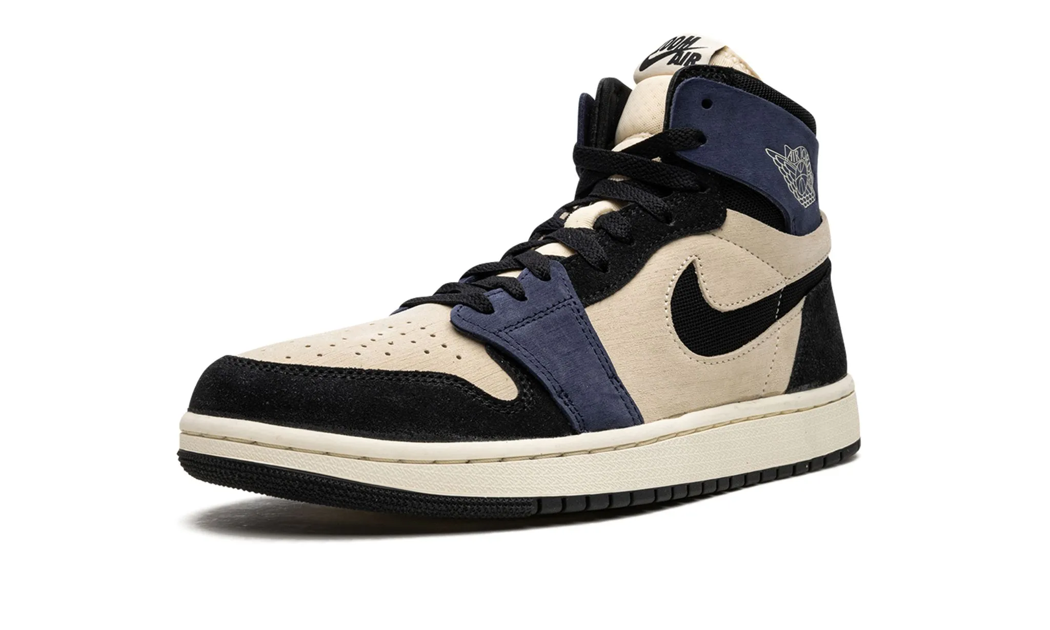Wmns Air Jordan 1 High Zoom Comfort 2 'Blackened Blue' Smooth Walk Trail Hike